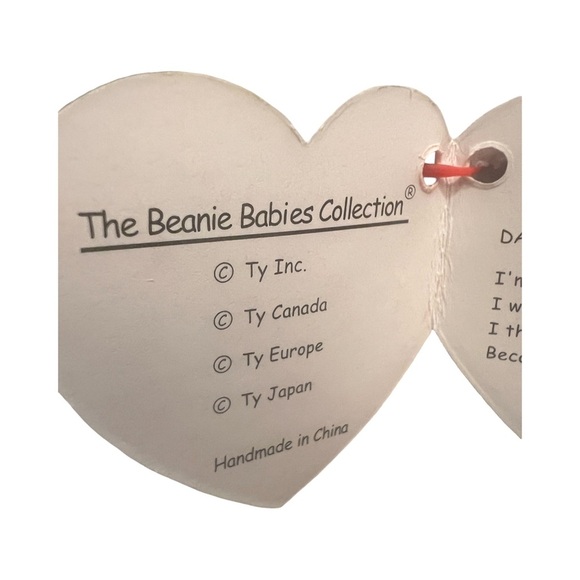 Ty Beanie Baby Patriot - MWMT (Reversed Version) Blue tail, Flag on left foot - Picture 6 of 7